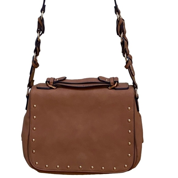 Studded Messenger Crossbody Bag Justfab - Picture 7 of 8